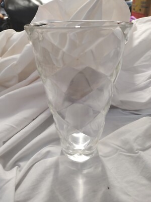 RIEDEL CLEAR GLASS CRYSTAL? VASE 8 IN