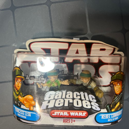 Set Figurine Star Wars Eroi Galattici Leia e Comando Ribelle Battaglia di Endor - Foto 8 di 8