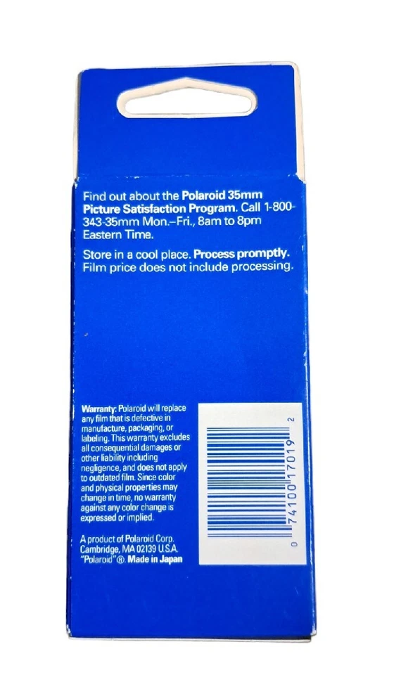 Polaroid 35mm Color Film 3 rolls 24/36 exposure exp 1995 new/sealed 100 ISO - Image 3 of 4