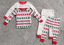 Carter's  Burts Bees Toddler Christmas Two Piece Pajama Sets - Size 3T