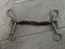  373 6  Reinsman Short Shank 3pc Western Chain Bit