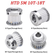 HTD 5M Timing Belt Pulley BF/K-Type 10T-18T B...