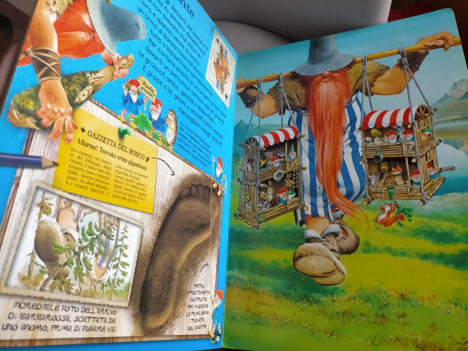 IL GRANDE LIBRO DEL BOSCO Tony Wolf 2005 Dami FORMATO GIGANTE 45 x