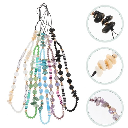 15 Pcs Beaded Phone Lanyard Keychain Lanyards Cellphone Lanyards - 第 7/12 張圖片