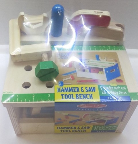 melissa and doug hammer and saw tool bench