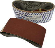 10 Forum Schleifbänder 100 x 560 100x560 mm P120 F5 Holz Metall Farbe 263975