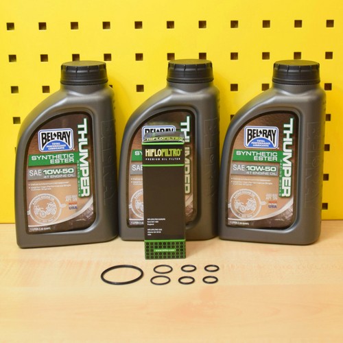 KTM 790 Duke Oelwechselset Oil Filter oRings BelRay Works Thumper