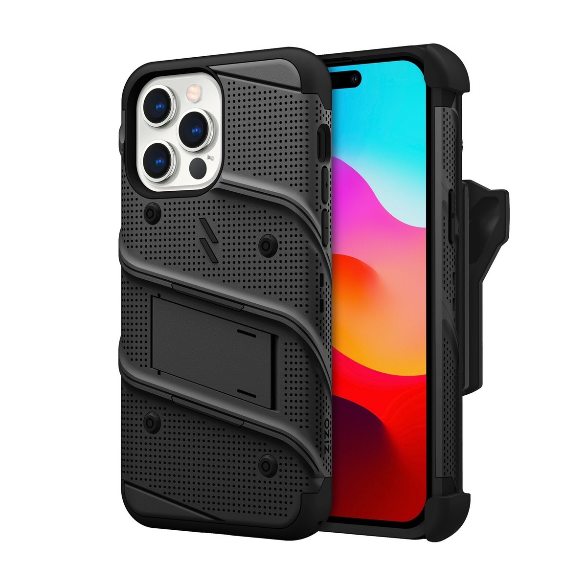 ZIZO BOLT BUNDLE IPHONE 15 PRO MAX CASE WITH TEMPERED GLASS+Holster | eBay ZIZO BOLT BUNDLE IPHONE 15 PRO MAX CASE WITH TEMPERED GLASS+Holster | eBay