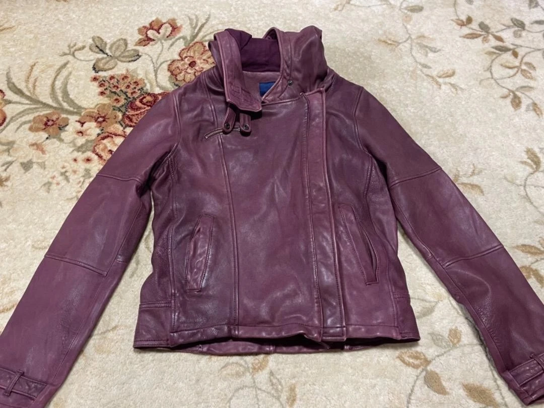 purple avirex jacket