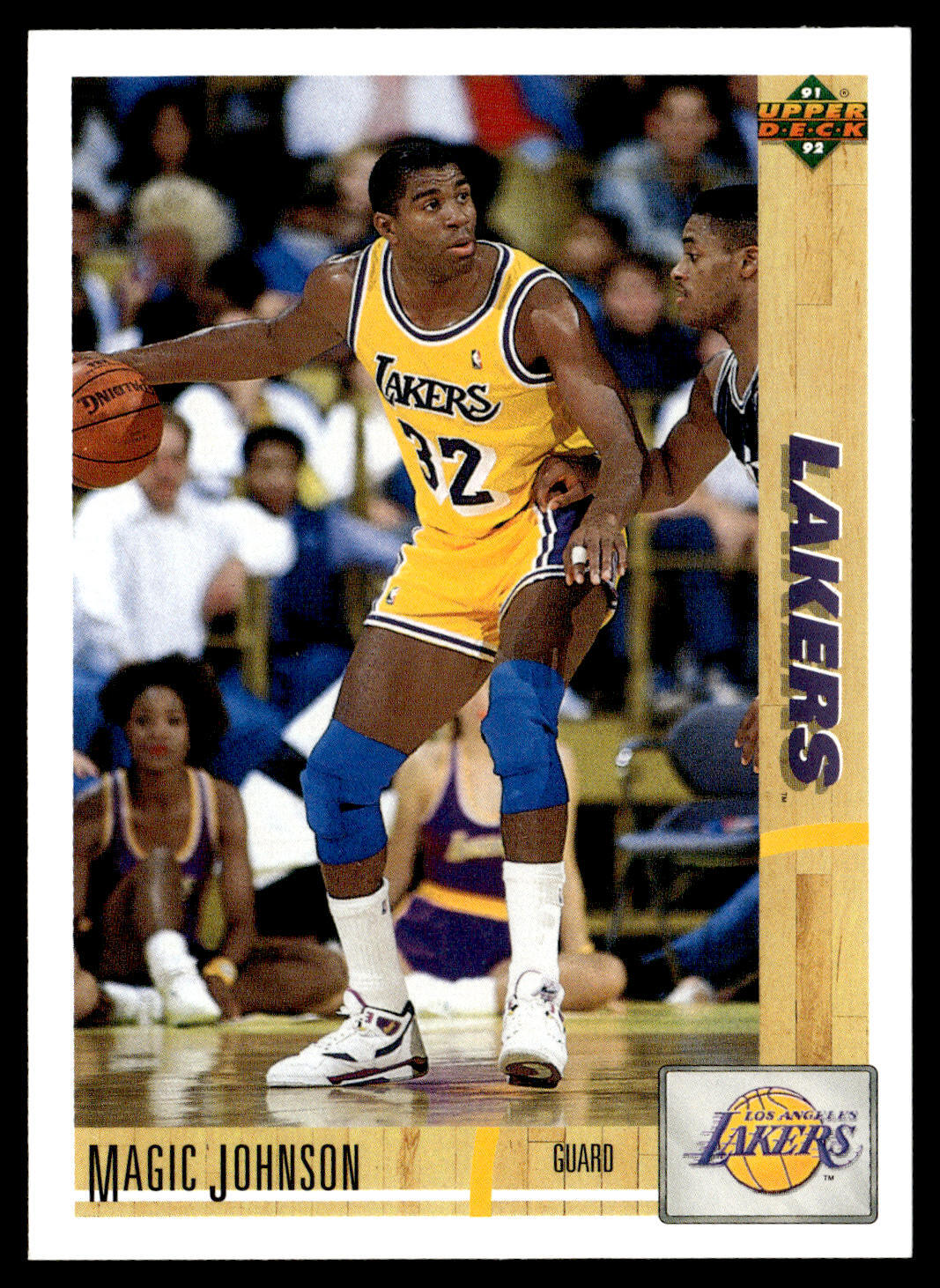 1991-92 Upper Deck Magic Johnson #45 LA Lakers Basketball Card