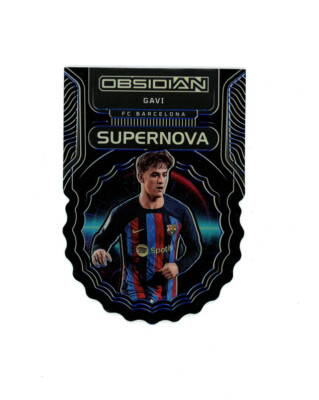 RARE 2022-23 Obsidian Supernova SP GAVI /20! FC Barcelona STAR