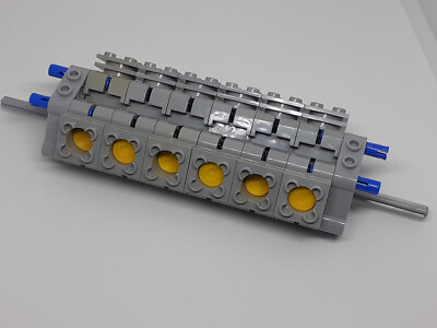 Lego  Technic V12 Motor Kolben hellgrau 2850 Technik Block Zylinder mit Schlitz