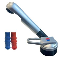 REICH KERAMIC DELUX MIXER TAP CARAVAN MOTORHOME CAMPER SILVER / BLACK M/SWITCHED