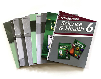 Abeka Health/Science 6th Grade (Observing God's World/Choosing Good Health) Kit