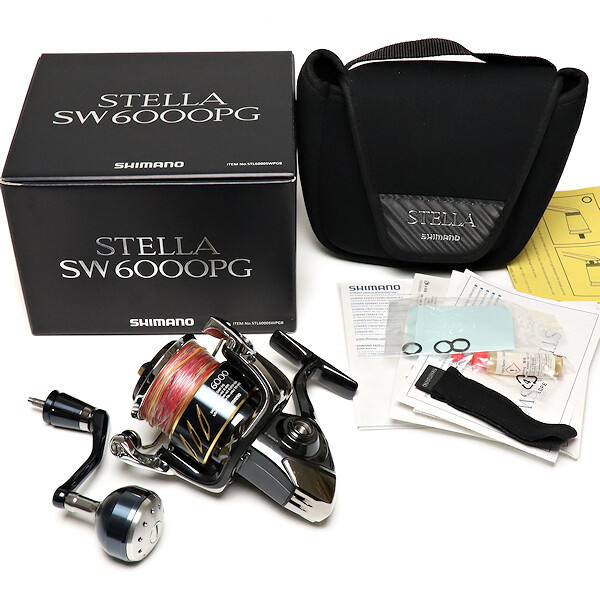 Exc+5 SHIMANO 13 STELLA SW 6000PG Both Spinning Reel BIg Game 