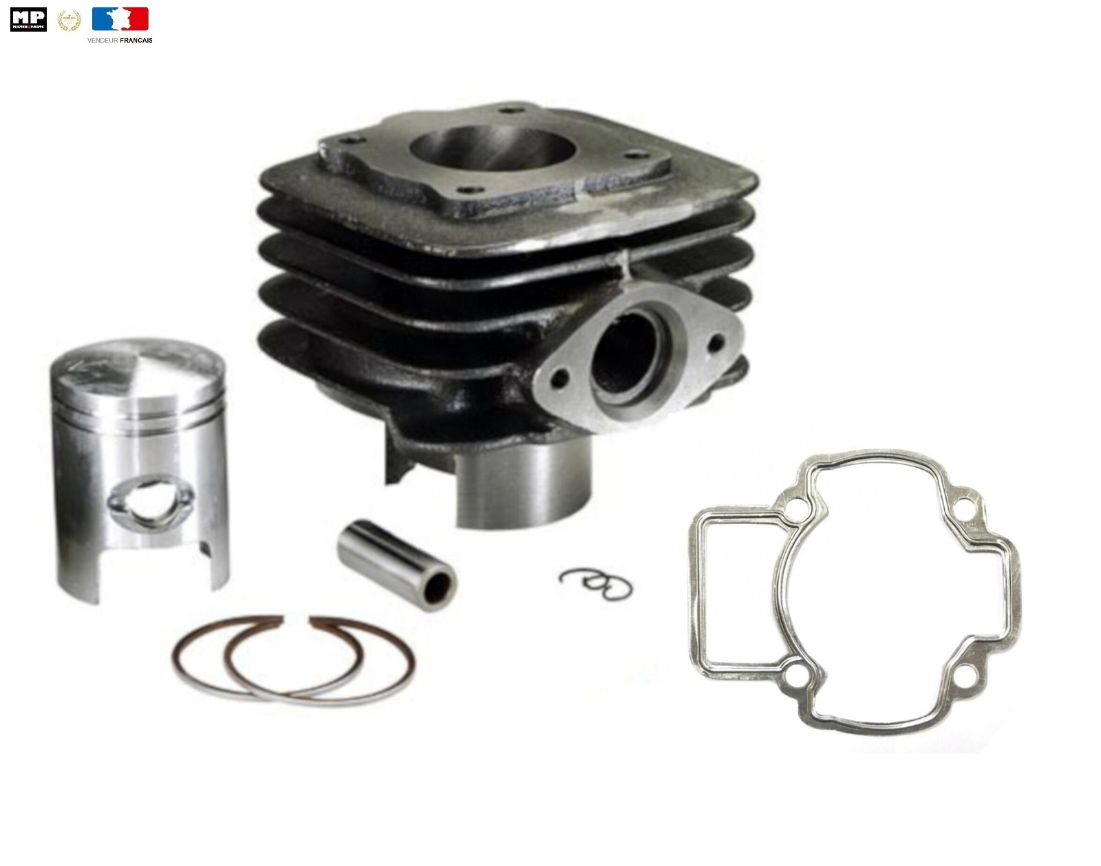 Cylindre piston Piaggio Diesis Euro 2 en fonte haute résistance de 40mm