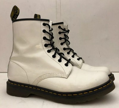 white patent doc martens
