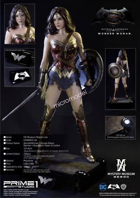 Prime 1 Studio Wonder Woman Gal Gadot 1/2 Statue Figure Resin Model Collectible