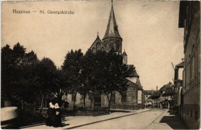 CPA AK HAGENAU - St-Georgskirche (104930)