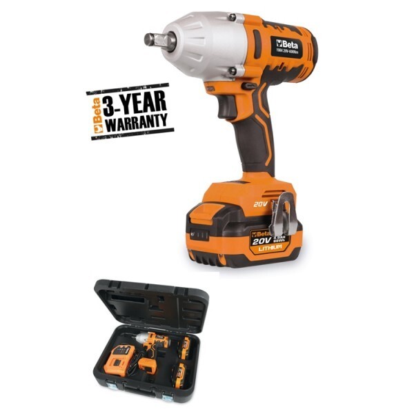 BETA 1984/K600 Avvitatore reversibile ad impulsi 20V BRUSHLESS con attacco 1/2"