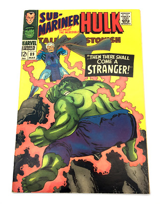 Tales to Astonish #89 (1967) Hulk encounters The STRANGER! FN/VF