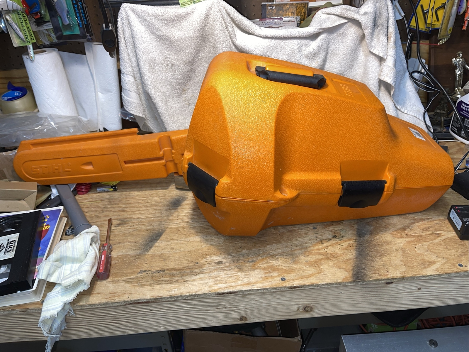 Stihl CHAINSAW WOODSMAN CASE Carrying Case Nice Shape Look! 50CM eBay