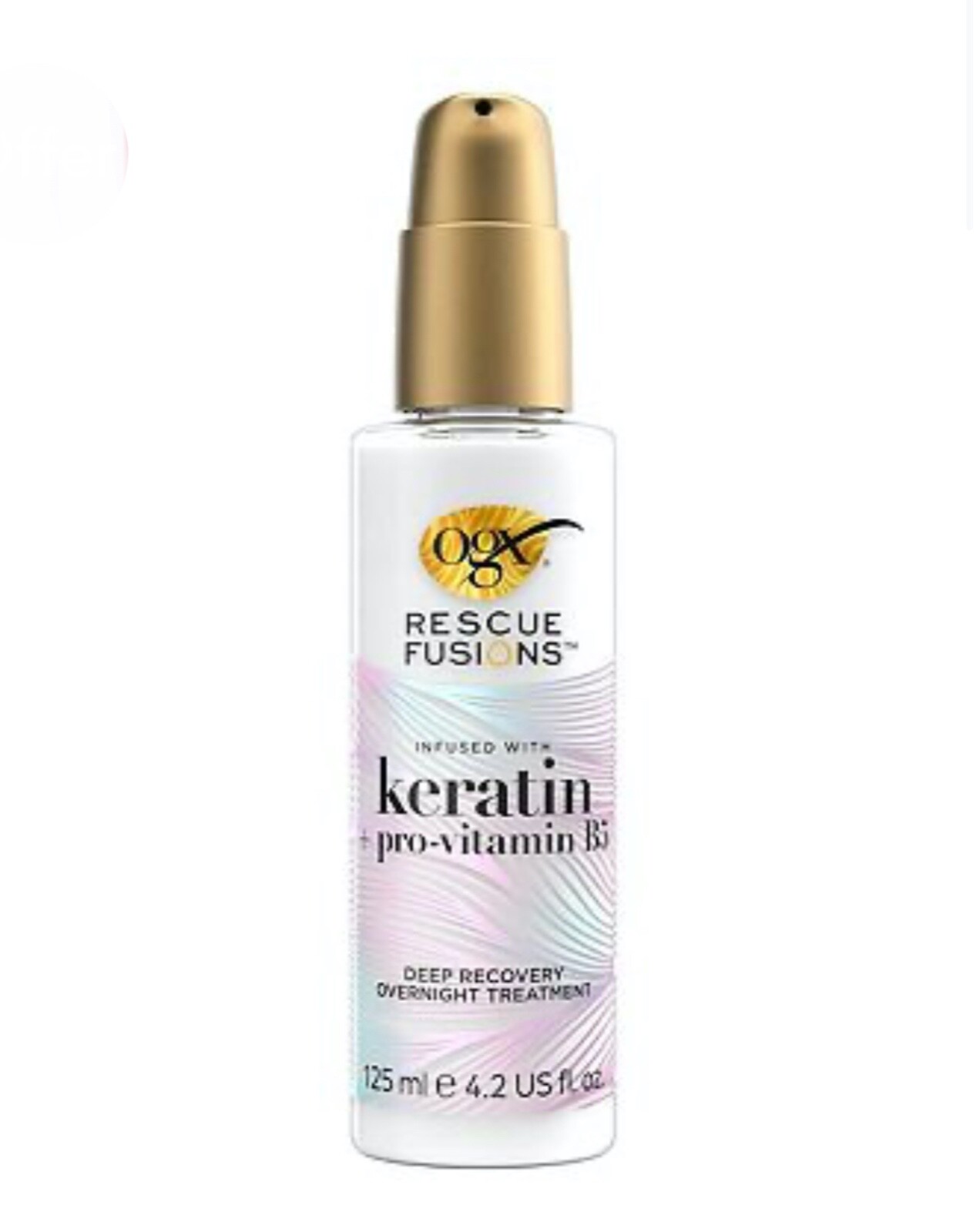 OGX Rescue Fusions Deep Recovery Overnight Hair Treatment 125ml
