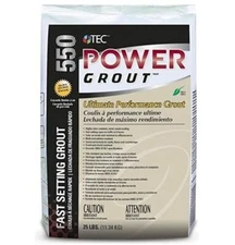 Tec Power Grout TA-550 25 lb Bag -- Tec Powergrout Pre-Sealed, Choose Color