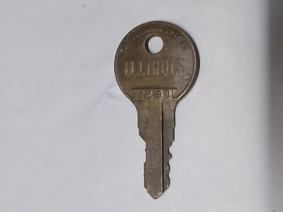 ILLINOIS Lock Key # G201 G 201 Slot Machine Jukebox Wallbox Arcade Coin-op