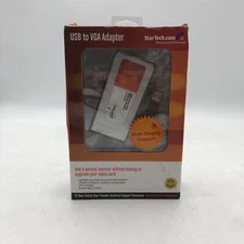 StarTech USB2VGA2 USB 2.0 to VGA Display Adapter OPEN BOX B