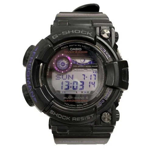 Wristwatch USED CASIO FROGMAN Master of G Series Men in Dark Purple Menf