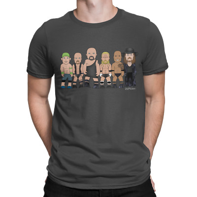 Heroes Of Wrestling Herren T-Shirt VIPwees Qualität Baumwolle Wrestler Geschenk Weihnachten