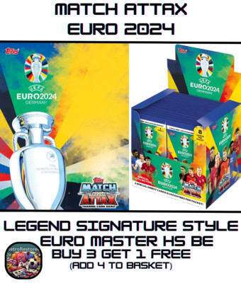 Match Attax EURO 2024 INSERT Legend Signature Style Euro Master LE HS BLACK EDG