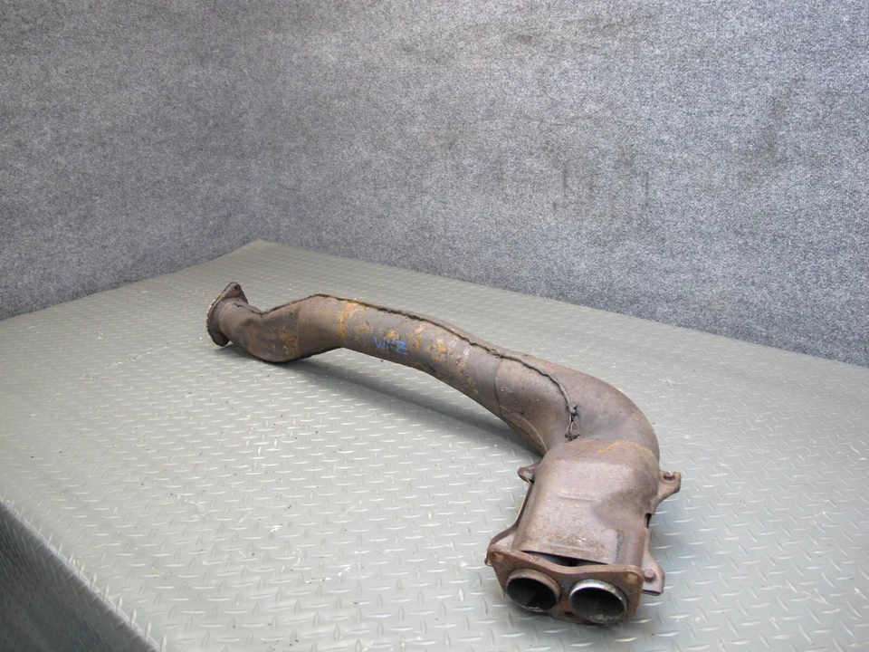 🥇1985 NISSAN 300ZX Z31 VG30E NON TURBO A/T FRONT EXHAUST PIPE W SHIELD OEM - Image 4 of 4