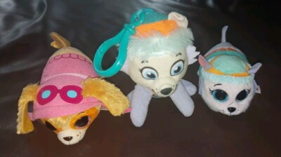 3er Paw Patrol Set Plüschtier Nickelodeon Stofftiere Anhänger Paket s. Bild
