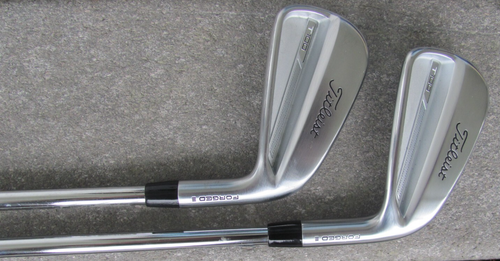 2023 TITLEIST T100 FORGED 4 and 5 IRONS KBS TOUR REGULAR SHAFT +1/2" EXCELLENT