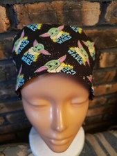 Baby Yoda Mandaloriann star wars HANDMADE SURGICAL SCRUB CAPS