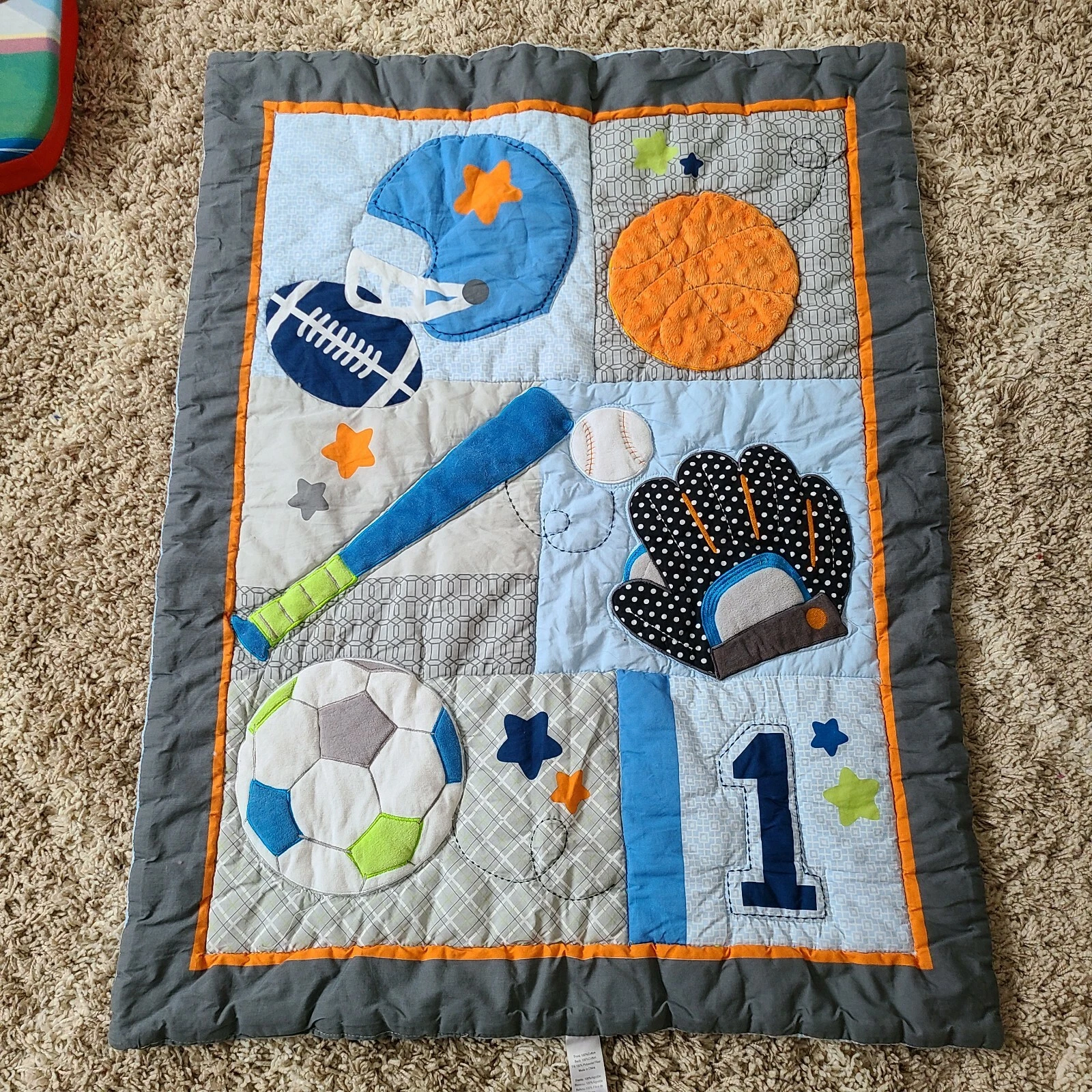 Baby Boy Sports Themed Crib Set