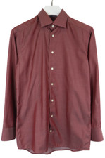 ETON Signature Twill Slim Formal Shirt Men's 38/15 Spread Collar Button Up