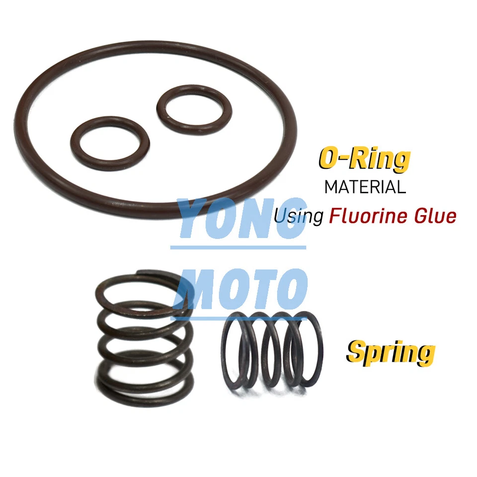Oil Filter Spring Kit with O-Ring Set for Honda NX250 NX650 GB500 1988-1990 Foto 3 de 4
