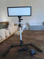 Viltrox L132T LED Video Light + Stand + Power Plug