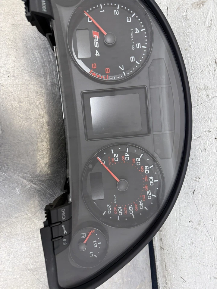 Audi RS4 B7 4.2 V8 BNS Velocímetro Genuino Cuadro de Instrumentos Relojes 8E0920981R Foto 3 de 4