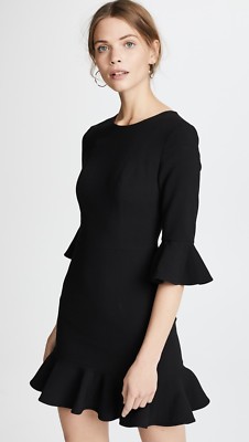 black halo brooklyn mini dress Black Halo Brett Mini Dress in Black main image 0