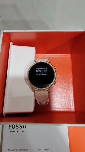Fossil FTW6015P Rose Gold Gen 4 Digital 