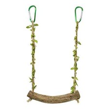 Pet Bird Parrot Swing Perch Parakeet Budgie Cockatiel Cage Hanging Toy