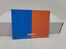 SHORT ORDER EGG-SPLODE! Instruction Manual - No Game or BOX NES Nintendo