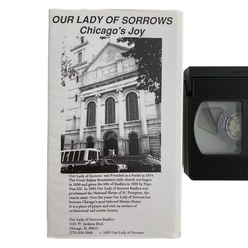 Our Lady of Sorrows: Chicago’s Joy VHS History Chicago Documentary 1993 Rare VTG - Picture 2 of 7