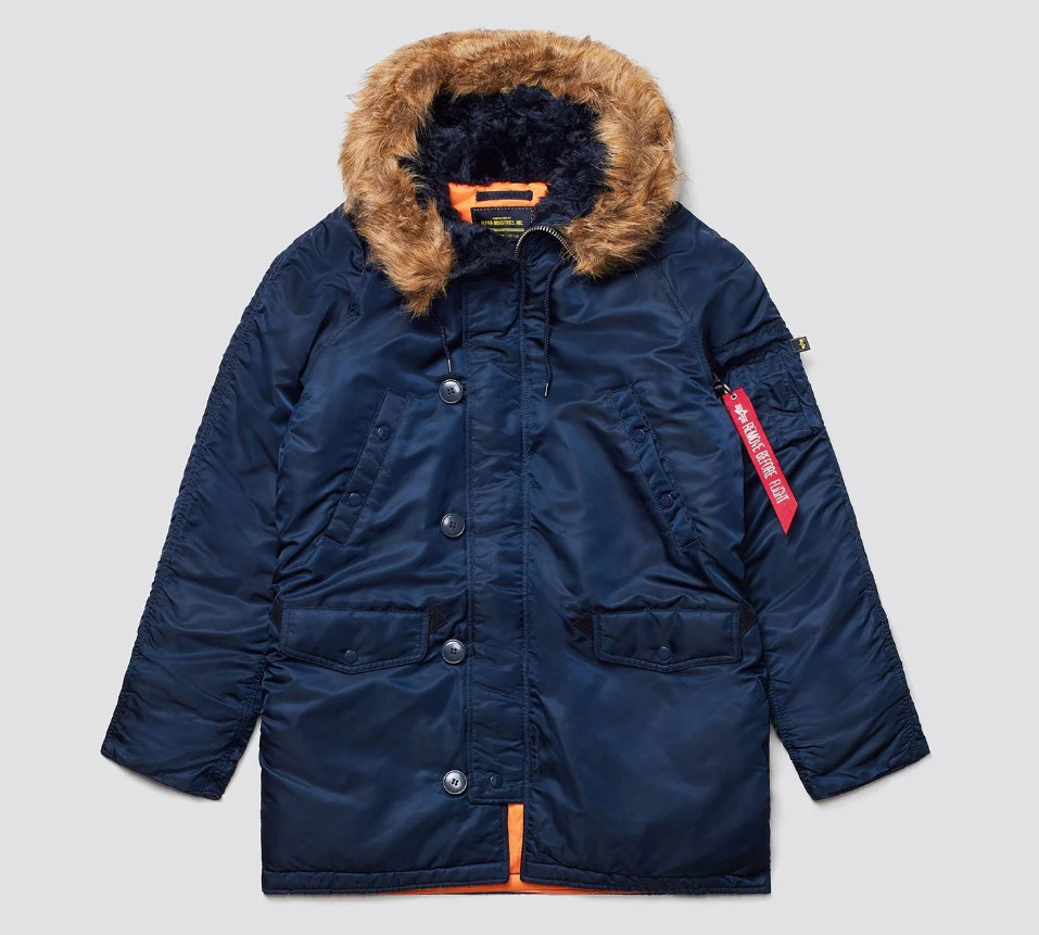 Parka para hombre Alpha Industries N-3B delgada generación 1