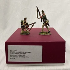 BUTT-06 - 2 Rangers Skirmishing - Drums Along the Mohawk - John Jenkins