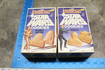 VINTAGE 1983 Star Wars PEPPERIDGE FARM COOKIE BOX (VANILLA AND PB